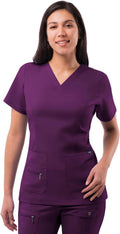 Adar Pro Scrubs for Women - Elevated V-Neck Tailored Fit