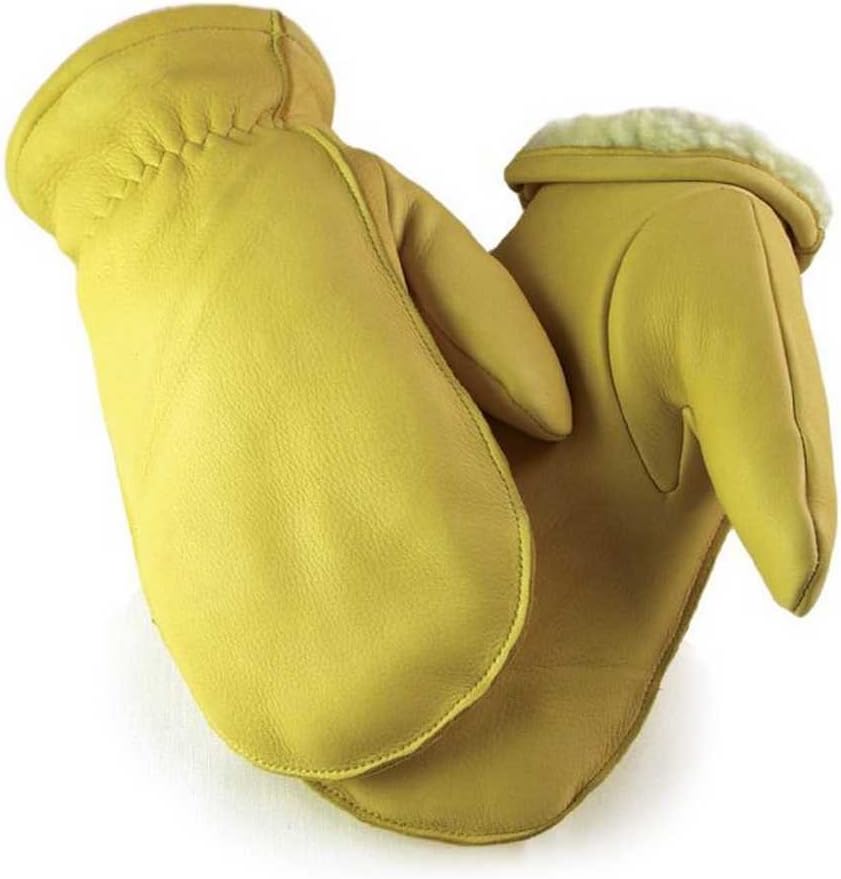 NORTH STAR Unisex Full Grain Deerskin Sherpa Lined Mitten Review