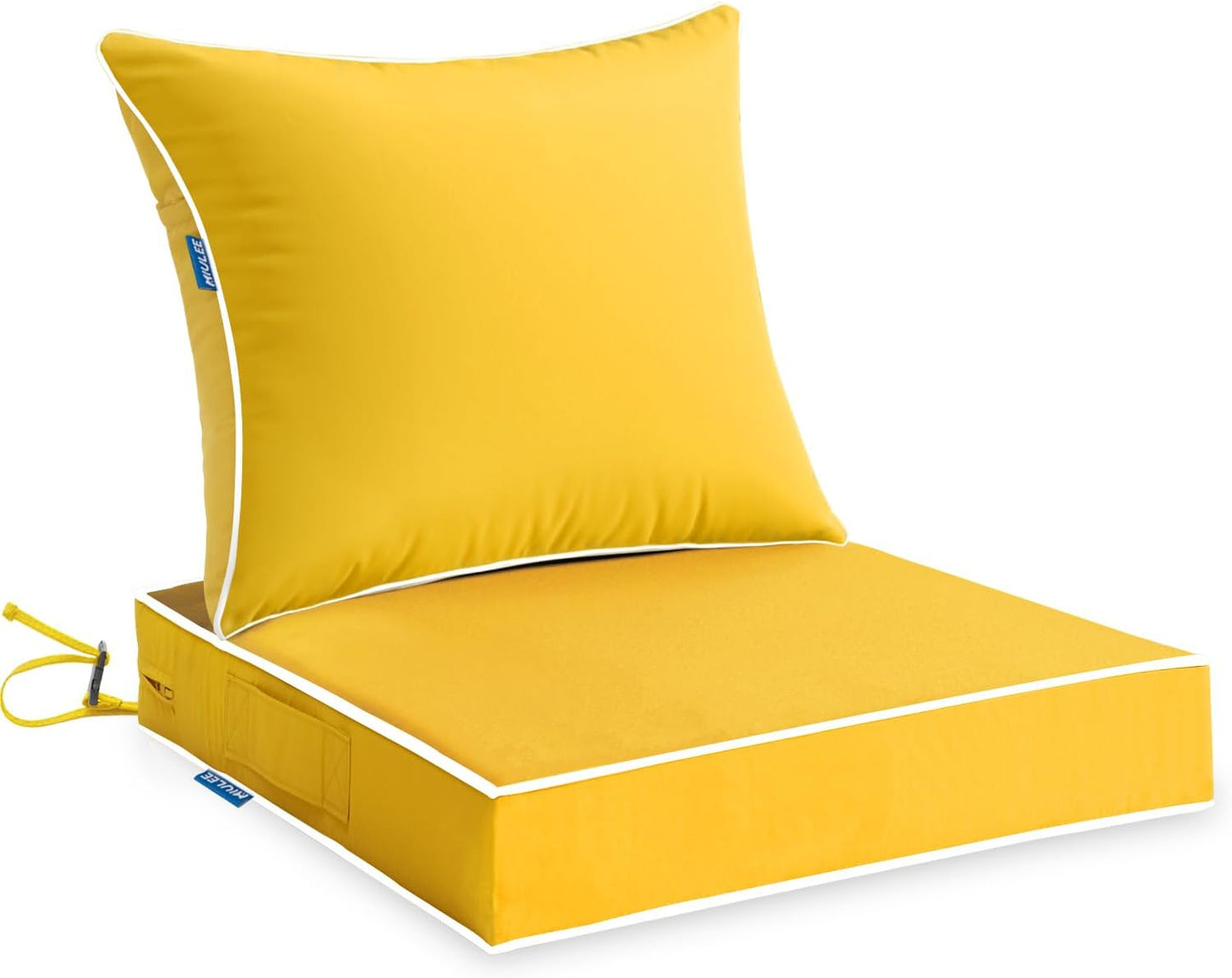 MIULEE Outdoor Seat Cushion Set for Patio Furniture Comfort