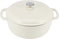 Cast Iron Dutch Oven, Enameled 6-Quart - Durable Heat Retention