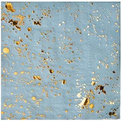 Chic 60 Ct Malibu Blue Party Napkins by Harlow & Grey