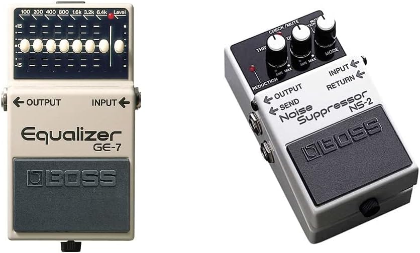 Boss GE-7 7-band EQ Pedal and NS-2 Noise Suppressor Pedal Review