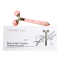 Rose Quartz Tension Melting Facial Massager - Sculpt, De-Puff & Soothe
