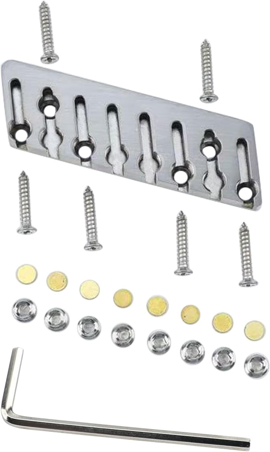 8-string Locking Nut for Headless Electric Guitars - Titanium Alloy