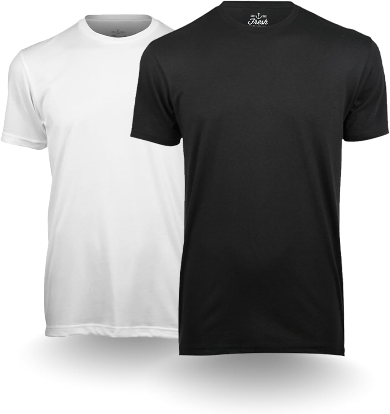 Fresh Clean Threads Men's Crew Neck T-Shirts for Comfort