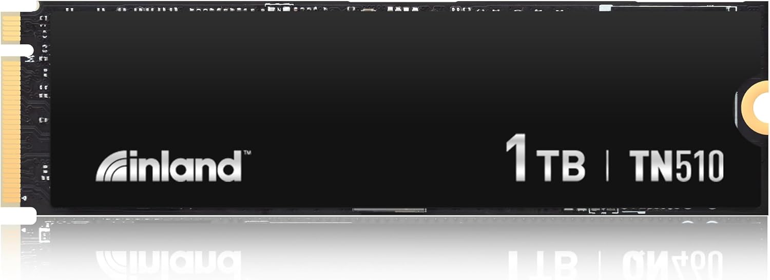 INLAND 1TB TN510 NVMe SSD Internal Drive for Gaming & AI