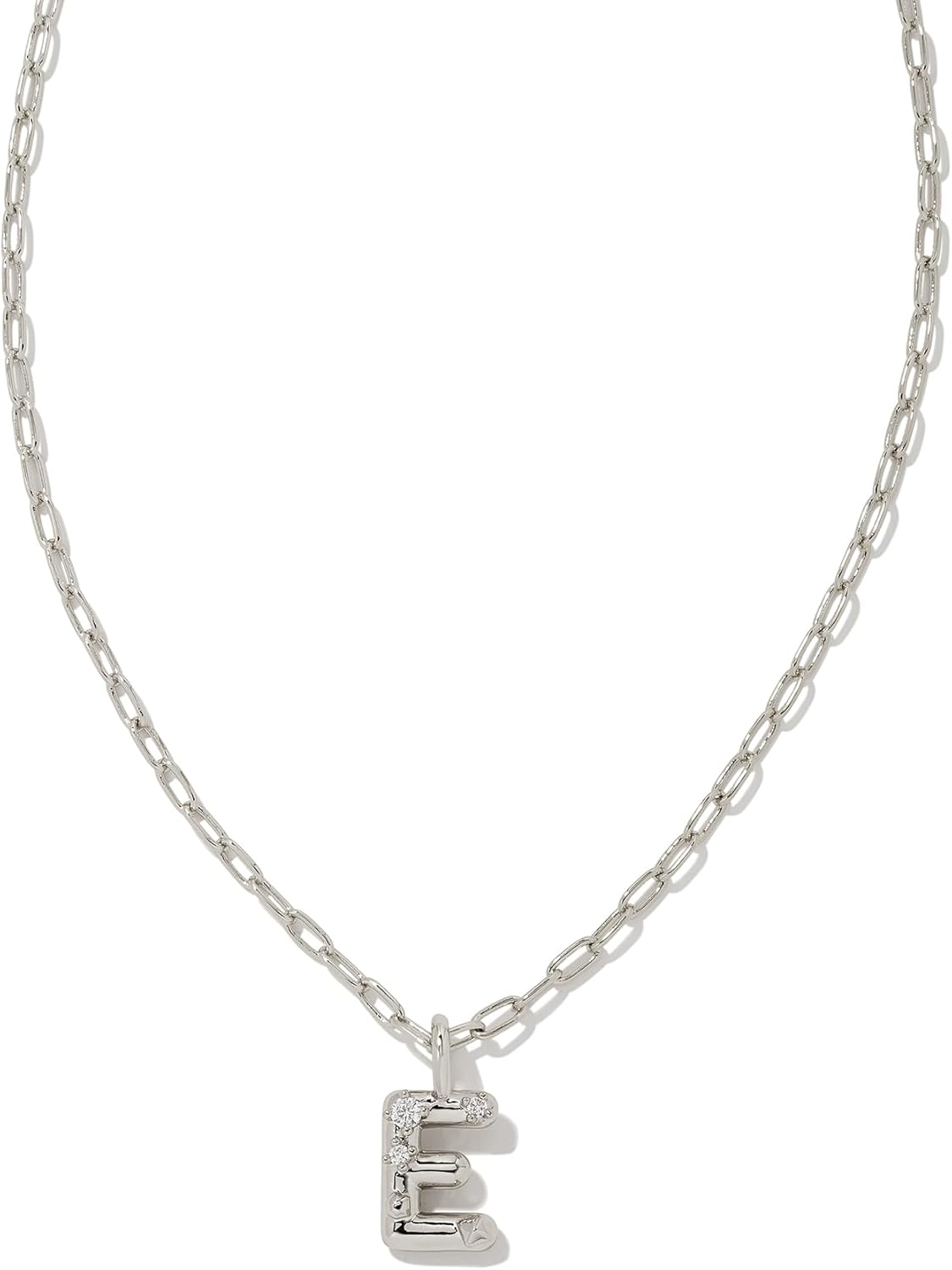 Kendra Scott Crystal Letter Short Pendant Necklace for Women