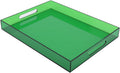 Large Acrylic Tray Ottoman Coffee Table Tray 17x13 in - Vibrant