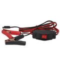 12-Volt Heavy-Duty Alligator Clamp Wire Harness - 12AWG, 20AMP, 8-ft