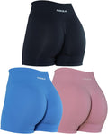 Dream Collection Women Workout Shorts High Waist Scrunch Butt - 4in
