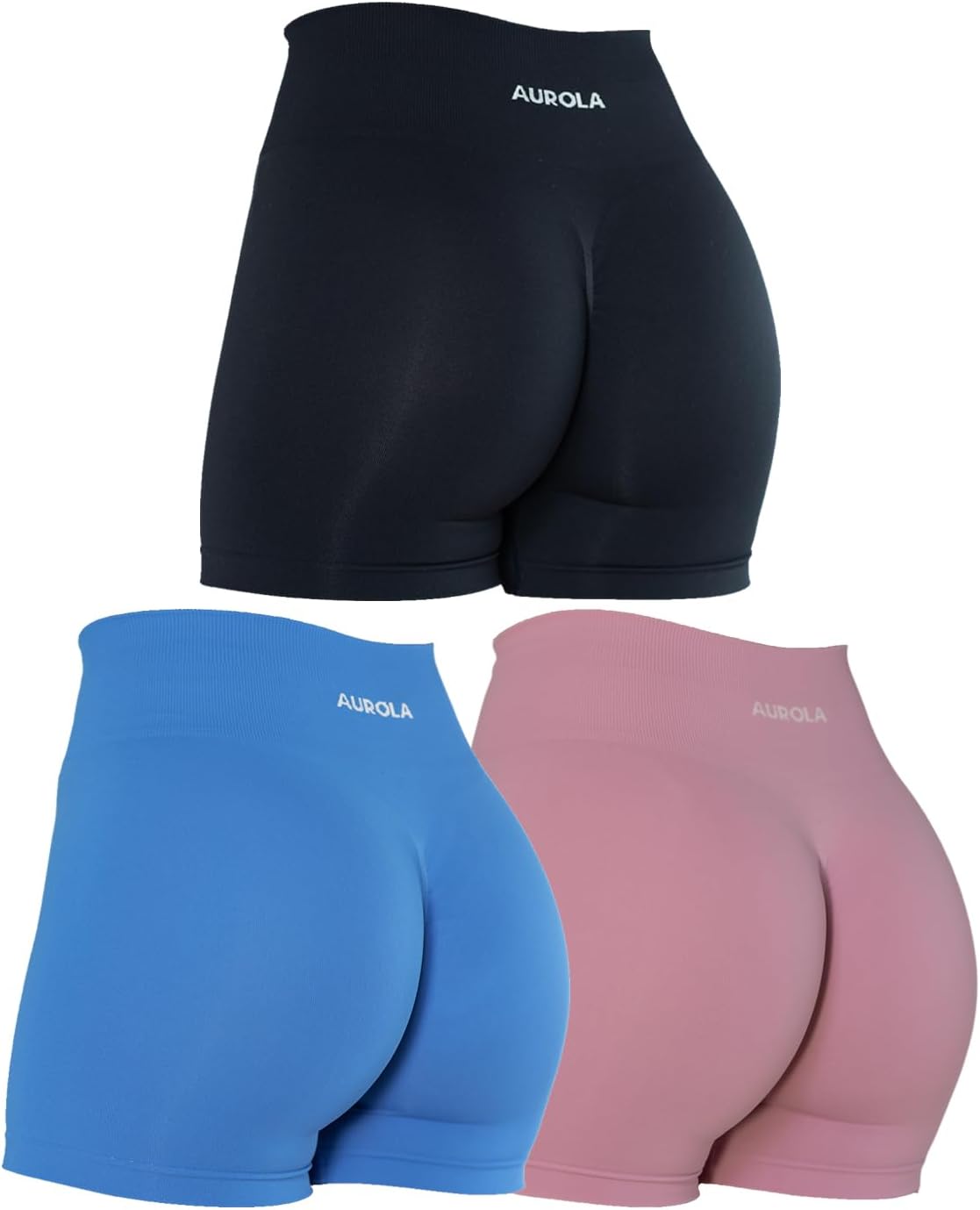 AUROLA Dream Collection High Waist Gym Shorts for Women