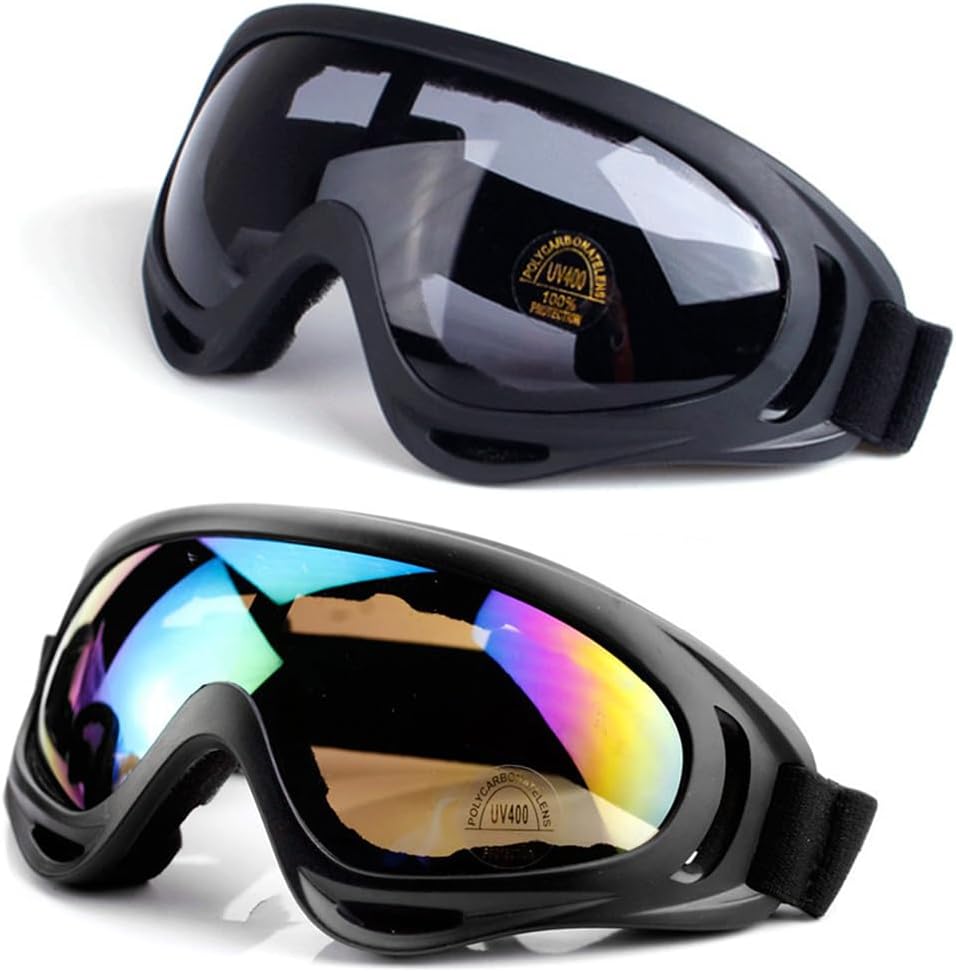 2 Pack Youth UV Ski Goggles by Aywenny
