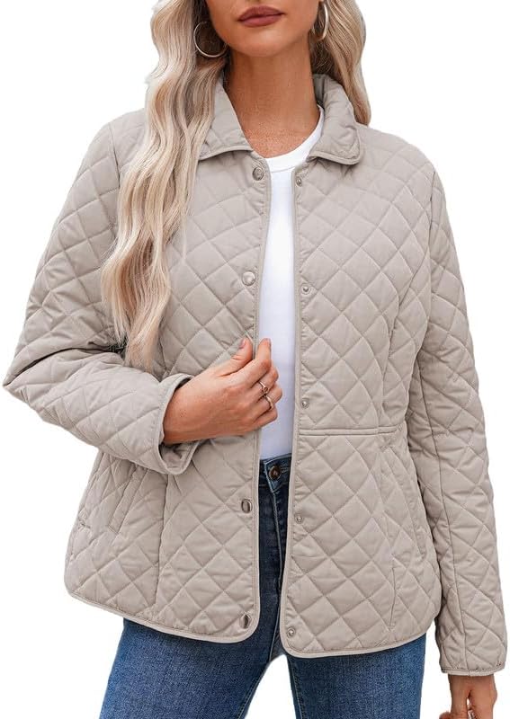 Dokotoo Women's Quilted Jackets for Cozy Winter Style