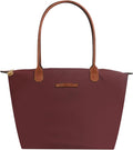 Waterproof Nylon Tote Bag for Women - Lightweight Large Capacity