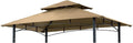 Grill Gazebo Replacement Canopy Roof 5x8 - Durable Double-Tiered Top