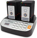 Lineup Waiting Queue Pagers 10-Pack for Restaurants - Rechargeable