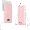 Portable Charger with Built-in Cables, iWatch Magnetic Charger - Slim