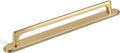 Champagne Bronze Cabinet Pulls with Backplate 7.6in Hole Centers - 2