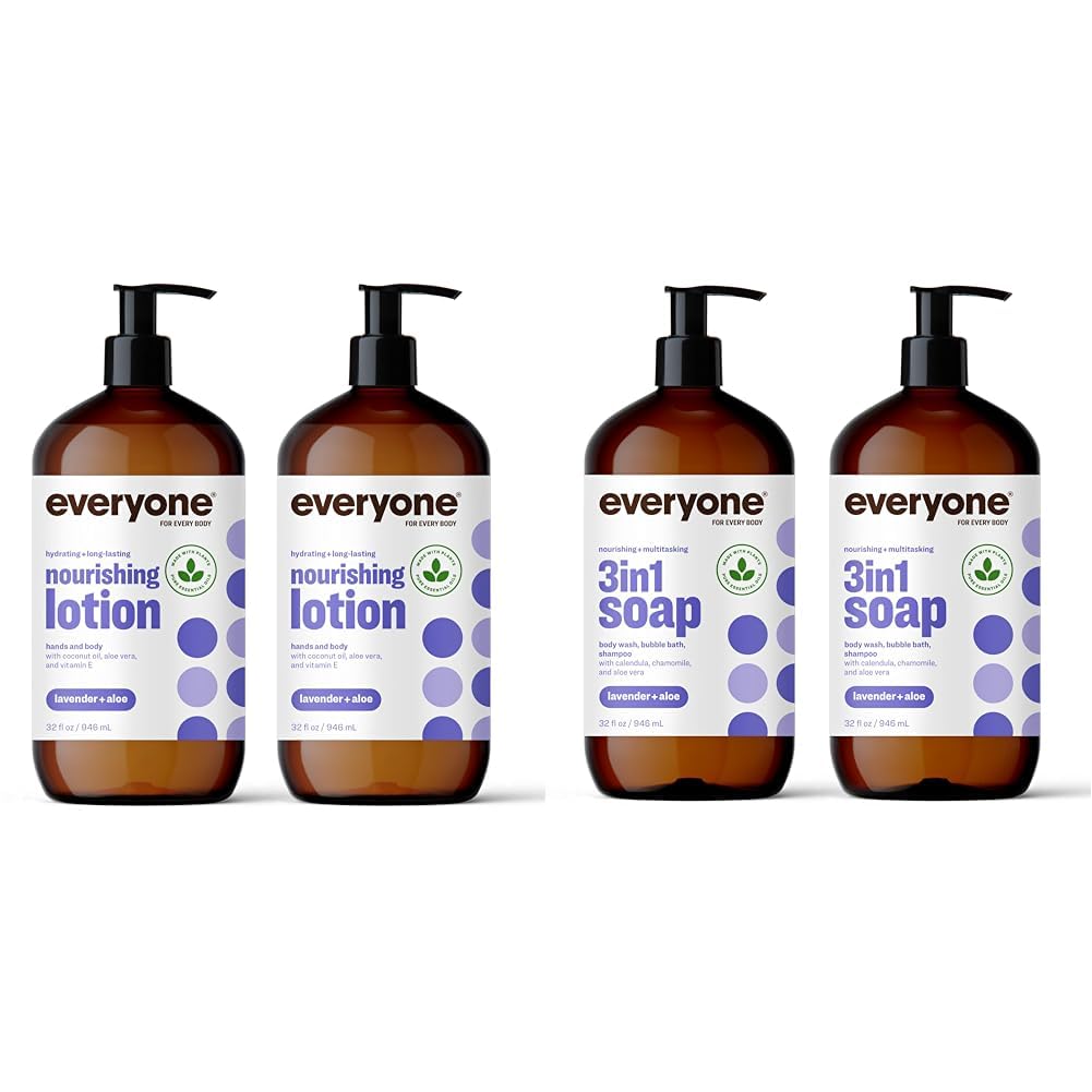 Everyone 3-in-1 Soap and Nourishing Lotion Bundle for Relaxation