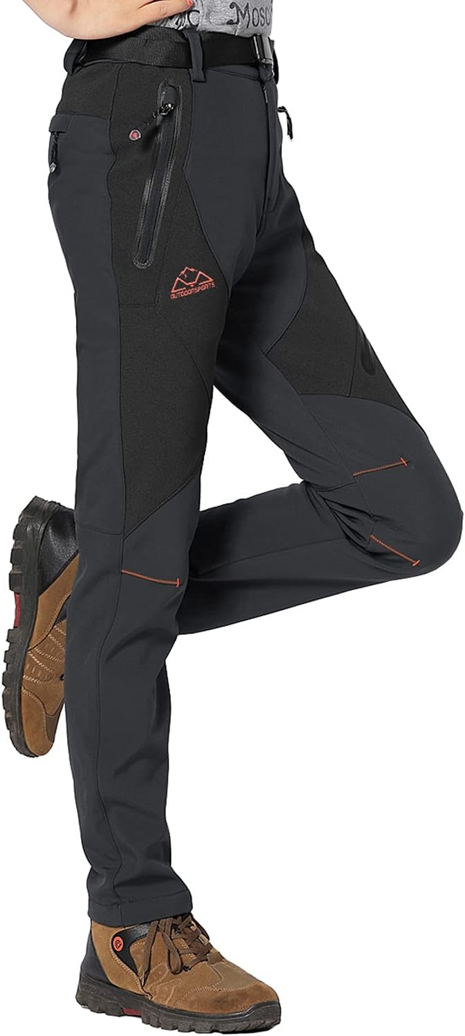 Rdruko Women's Snow Pants Waterproof Insulated for Winter Fun