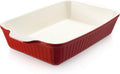 DOWAN 9x13-inch Deep Casserole Baking Dish for Lasagna - 135 oz
