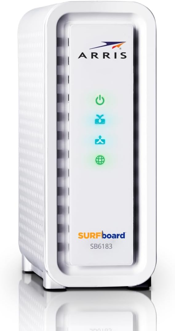 ARRIS SB6183-RB Cable Modem - Fast DOCSIS 3.0 16x4 Gigabit