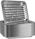 Disposable Aluminum Grill Liners 50 Pack 9x13 - Easy Cleanup
