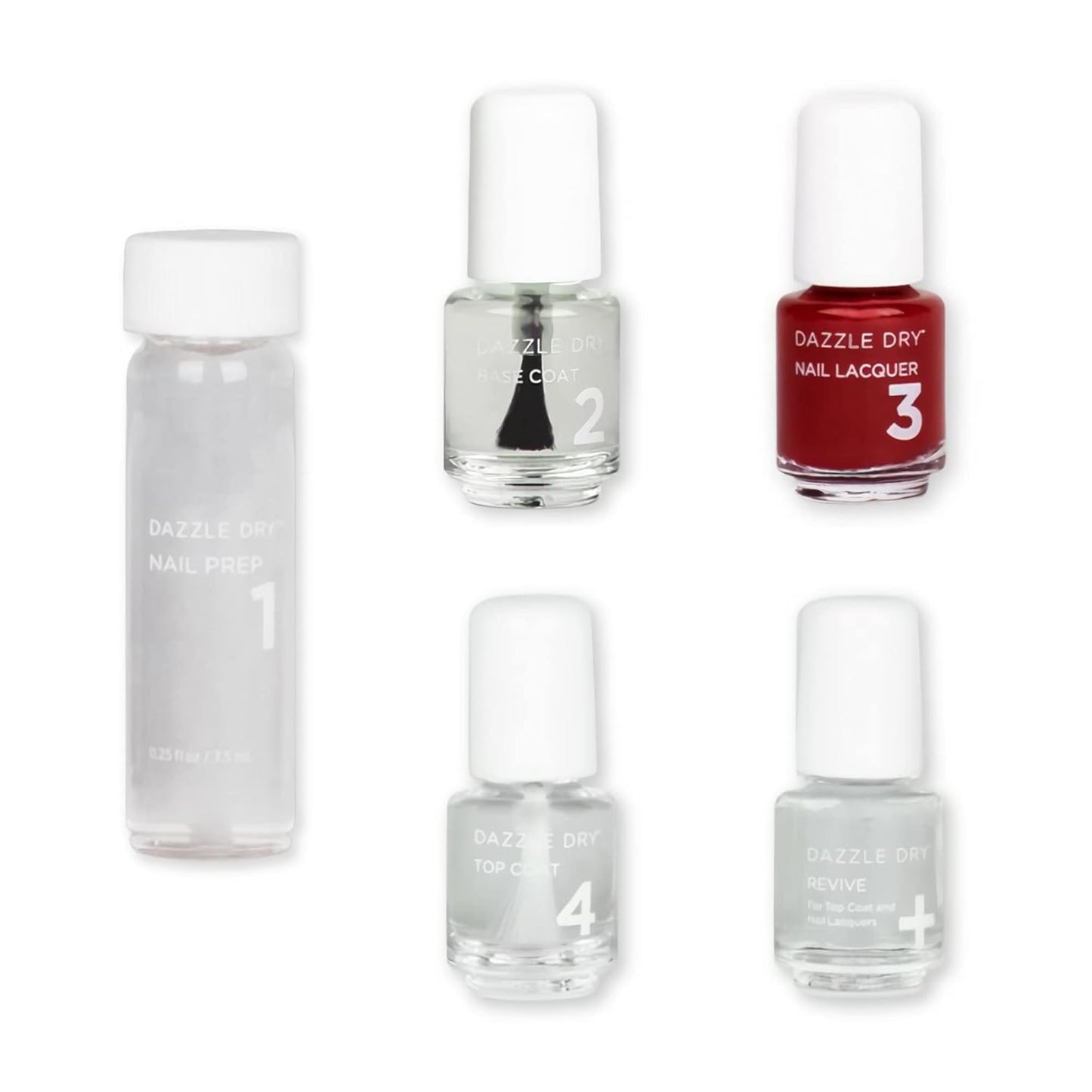 Dazzle Dry Mini Kit 4 Step System - Fast Track Cherry Red
