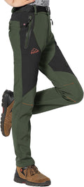 Rdruko Women's Snow Pants Waterproof Insulated Fleece Ski Pants - Warm