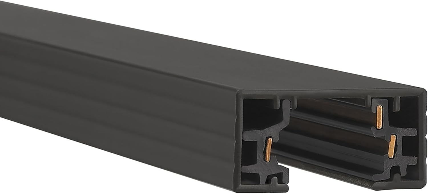 WAC Lighting H Track 4FT Single Circuit 120V with Endcaps