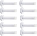 3.5 in Stainless Steel Door Stop 10pcs Pack - Wall Mounted Protection