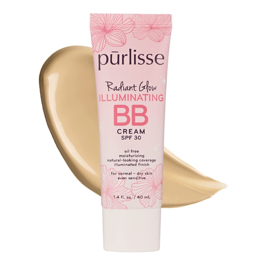 Radiant Glow Illuminating BB Cream with SPF 30 for Dewy Skin