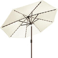 EliteShade 9ft Market Umbrella with LED Lights for Outdoor Use