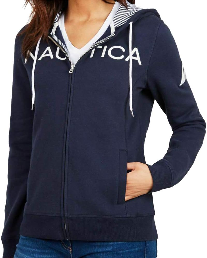Nautica Women's Logo Hoodie: Stay Cozy in Style!