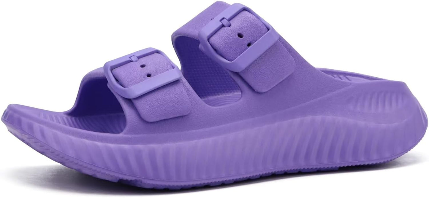 KuaiLu Womens Recovery Sandals with Arch Support for Comfort