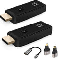 Wireless HDMI Transmitter Receiver Kit 4K Adapter Included - Plug