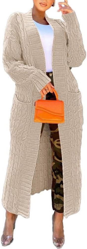 Nimsruc Cardigan Sweaters for Women Casual Oversized Style