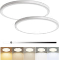 16 in Dimmable LED Flush Mount Ceiling Light 4800LM - 5 CCT Selectable