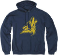 Collegiate Distressed Primary Logo Pullover Hoodie for Adults