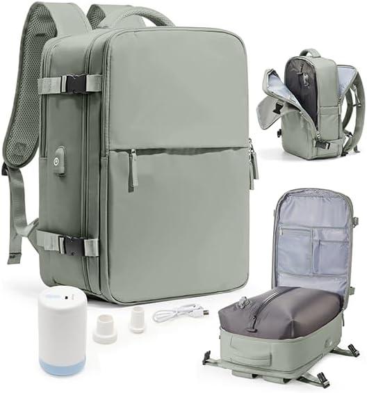Vacuum Seal Travel Backpack with Air Pump for Easy Packing