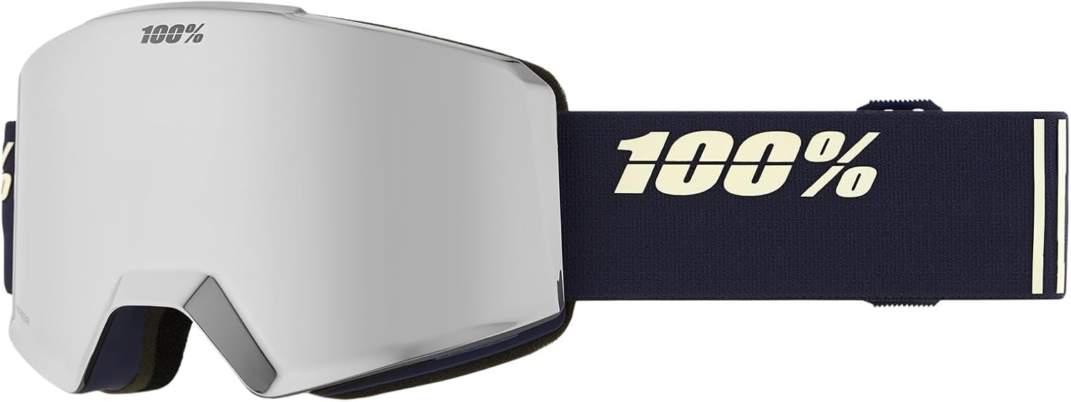 NORG HiPER Premium Goggles: 100% Steel/Silver Protection