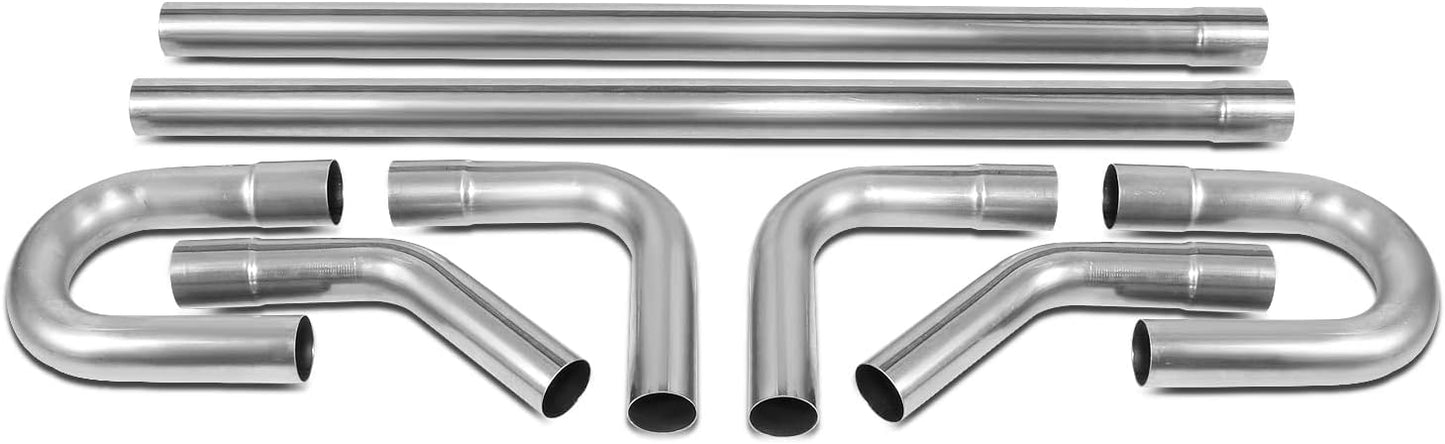 DIY Custom Exhaust Tubing Mandrel Bend Pipe Kit for Universal Fit