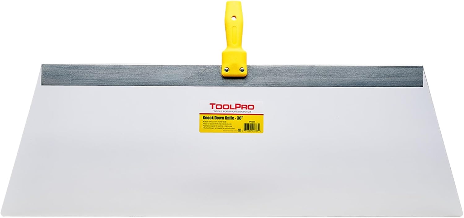 ToolPro Professional Grade Knockdown Knife for Drywall Finishing