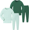 JunNeng Bamboo Viscose Pajamas for Toddler Baby - Soft Snug Fit