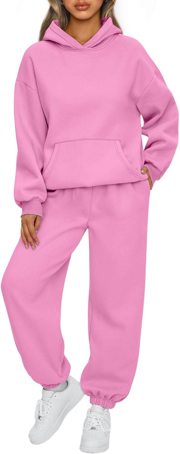 AUTOMET Womens 2 Piece Outfits Lounge Hoodie Sweatsuit Sets