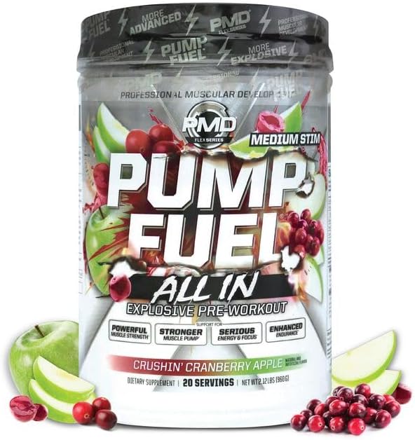 PMD Sports Pump Fuel All in Medium Stim Pre Workout Powder