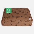 Medium to Large Heat Waves Dog Duvet Cover, Brown with Black Accents