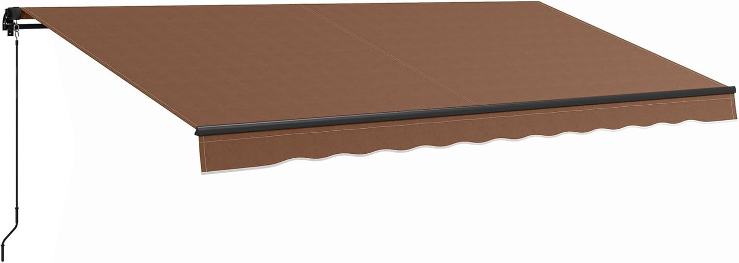 Retractable Awning for Patio - 16ft x 10ft Sunshade Shelter