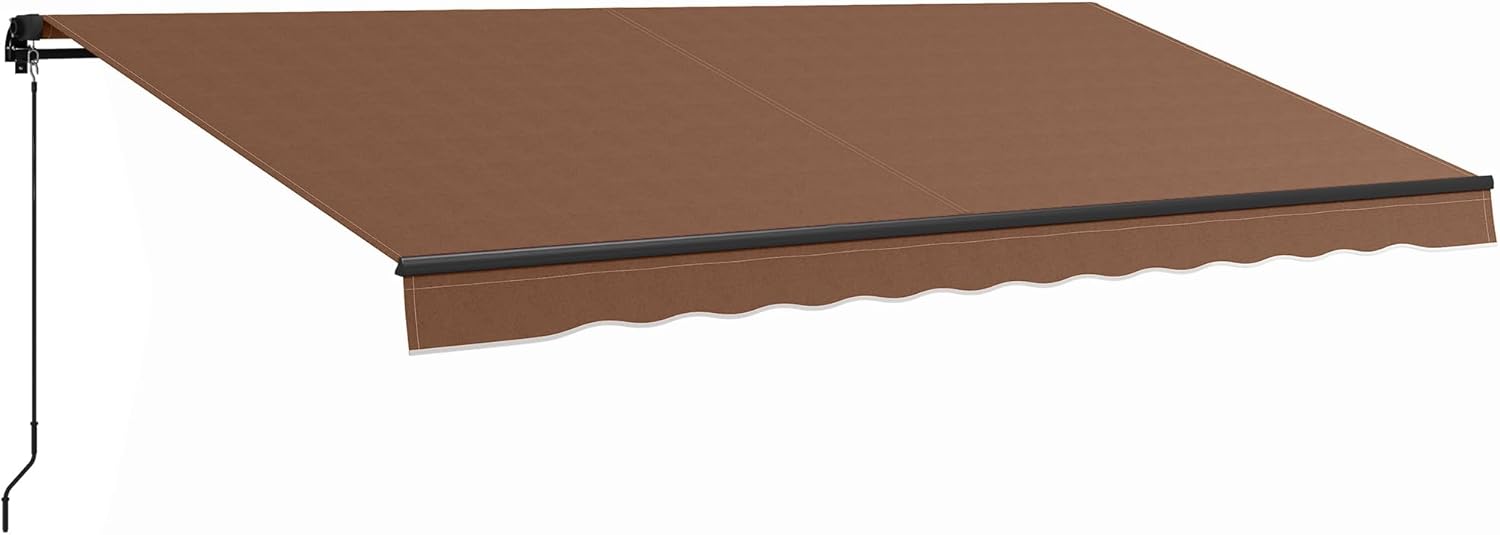 Retractable Awning for Patio - 16ft x 10ft Sunshade Shelter