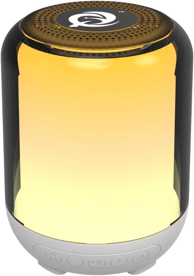 Portable BT Speaker: Large Volume, Heavy Subwoofer, Small Night Light, White Noise Machine
